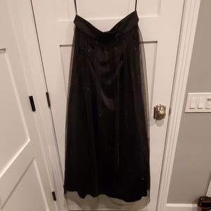 Eliza J Black Sparkle Tulle Skirt